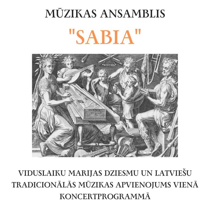 Izrādes "Viduslaiku, tradicionālās ambientās mūzikas ansambļa “Sabia” koncerts" attels