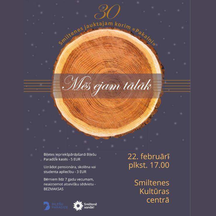Izrādes "MĒS EJAM TĀLĀK | Kora "Pakalni" 30 gadu jubilejas koncerts" attels