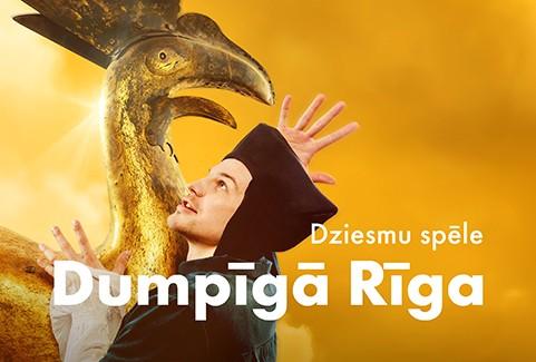 Izrādes "Dumpīgā Rīga" attels