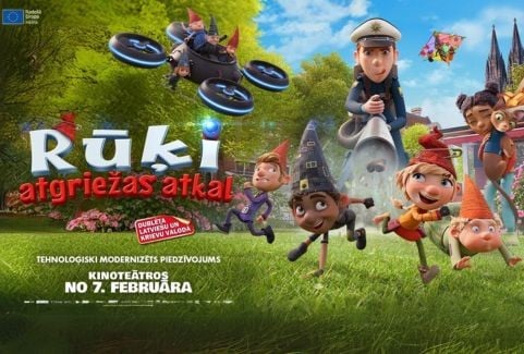 Izrādes "Kinoseanss / RŪĶI ATGRIEŽAS ATKAL" attels