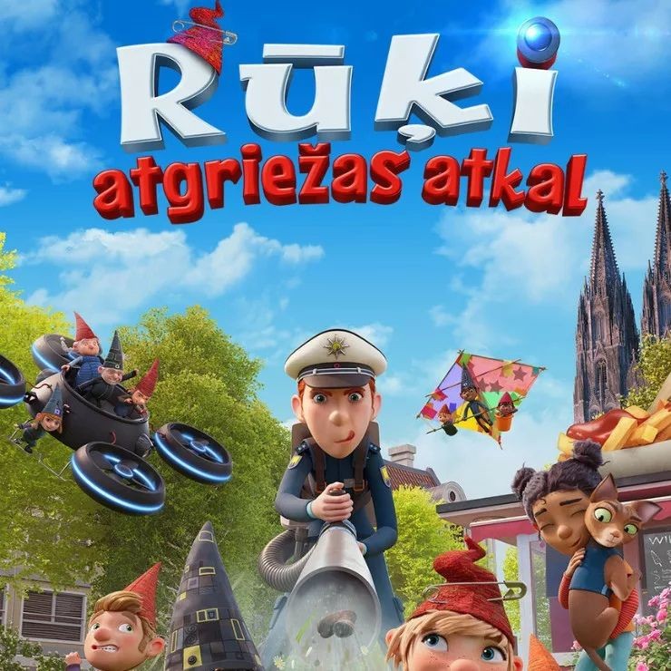 Izrādes "Kinoseanss / RŪĶI ATGRIEŽAS ATKAL" attels