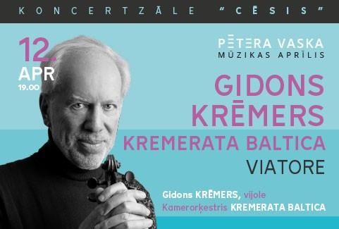 Izrādes "Pētera Vaska mūzikas aprīlis I GIDONS KRĒMERS. KREMERATA BALTICA. VIATORE" attels