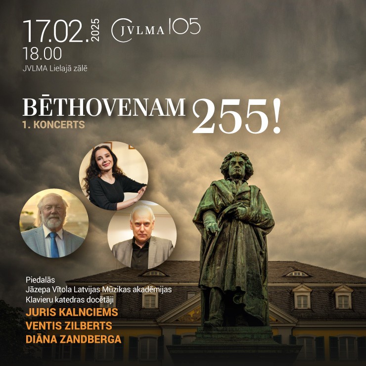 Izrādes "BĒTHOVENAM – 255!" attels