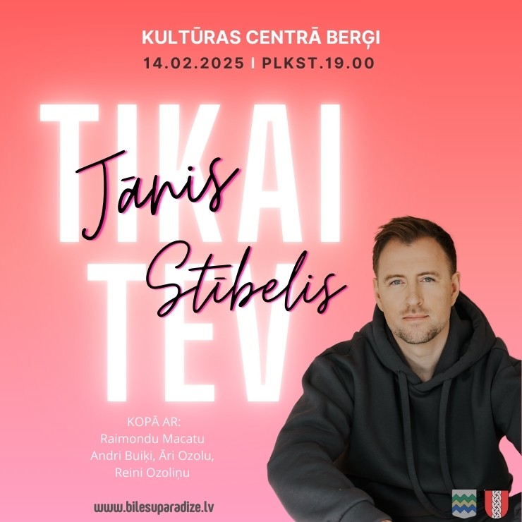 Изображение спектакля "JĀNIS STĪBELIS "Tikai Tev""