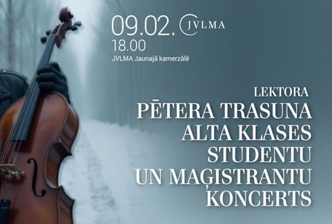 Izrādes "Lektora Pētera Trasuna alta klases studentu un maģistrantu koncerts" attels