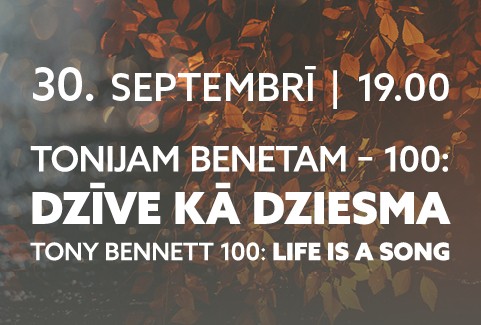 Izrādes "VEF JAZZ CLUB | TONIJAM BENETAM – 100 | DZĪVE KĀ DZIESMA" attels