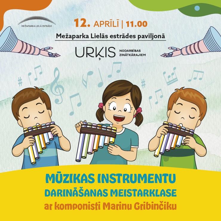 Izrādes "URĶIS | Mūzikas instrumentu darināšanas meistarklase ar komponisti MARINU GRIBINČIKU" attels