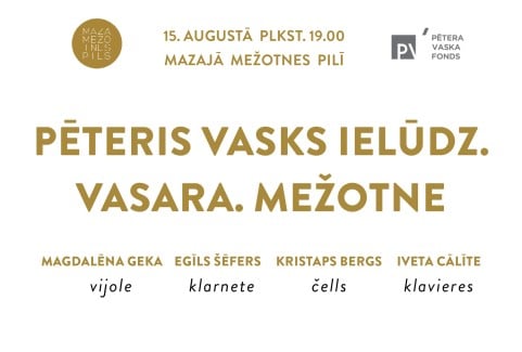 Izrādes "Pēteris Vasks ielūdz. Vasara. Mežotne" attels