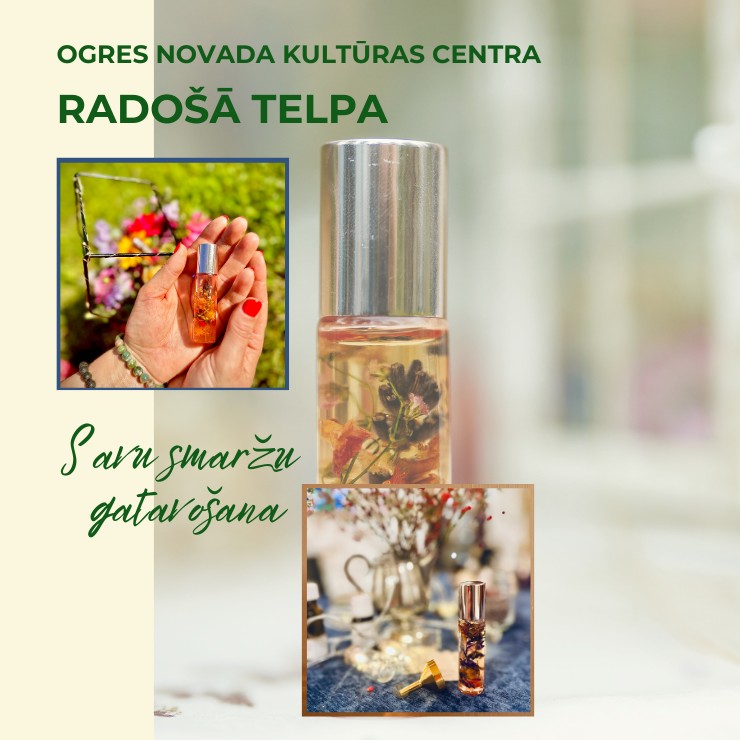 Izrādes "Meistarklase SAVU SMARŽU GATAVOŠANA" attels