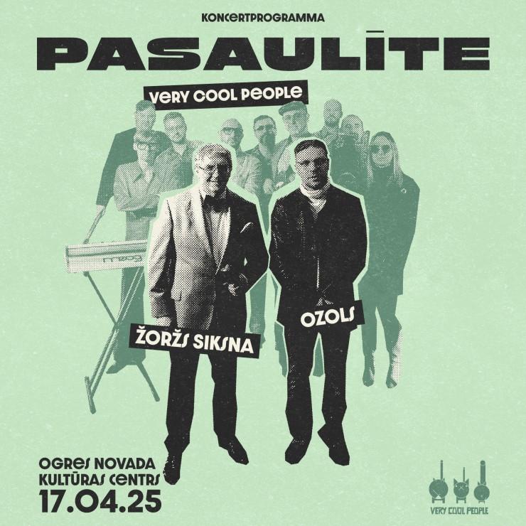 Izrādes "VERY COOL PEOPLE, Žoržs Siksna un Ozols koncertprogrammā PASAULĪTE" attels