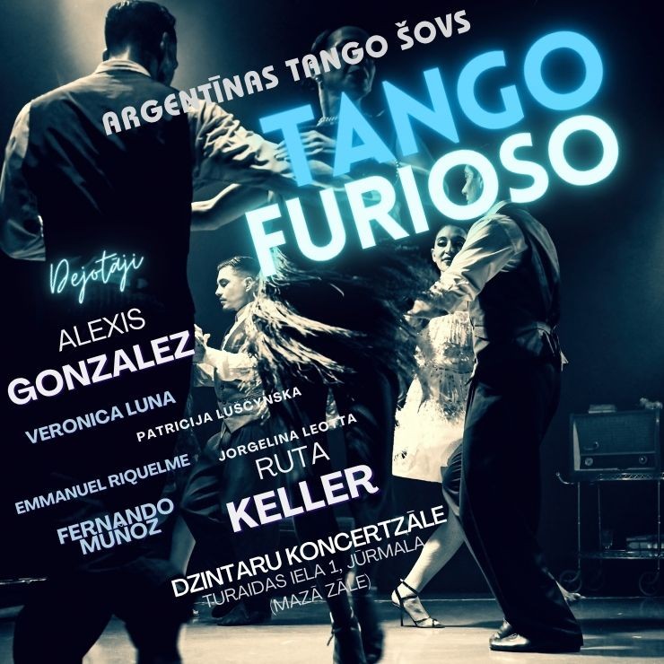 Izrādes "Tango Furioso" attels