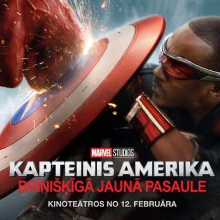Izrādes "Kinoseanss / KAPTEINIS AMERIKA: BRĪNIŠĶĪGĀ JAUNĀ PASAULE" attels