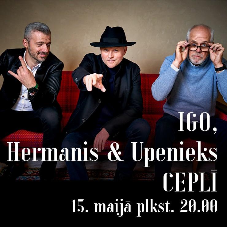 Izrādes "Cepļa koncerti | IGO, AIVARS HERMANIS UN ĒRIKS UPENIEKS (BAGUE DOU)" attels