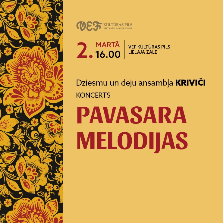 Izrādes "Dziesmu un deju ansambļa “Kriviči” koncerts “PAVASARA MELODIJAS”" attels