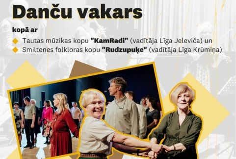 Izrādes "Danču vakars ar Tautas mūzikas kopu “kamRadi”" attels