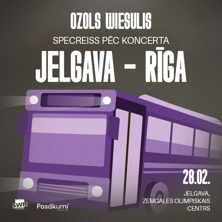 Izrādes "AUTOBUSS JELGAVA - RĪGA (pēc koncerta). OZOLS | WIESULIS | LIELKONCERTS" attels