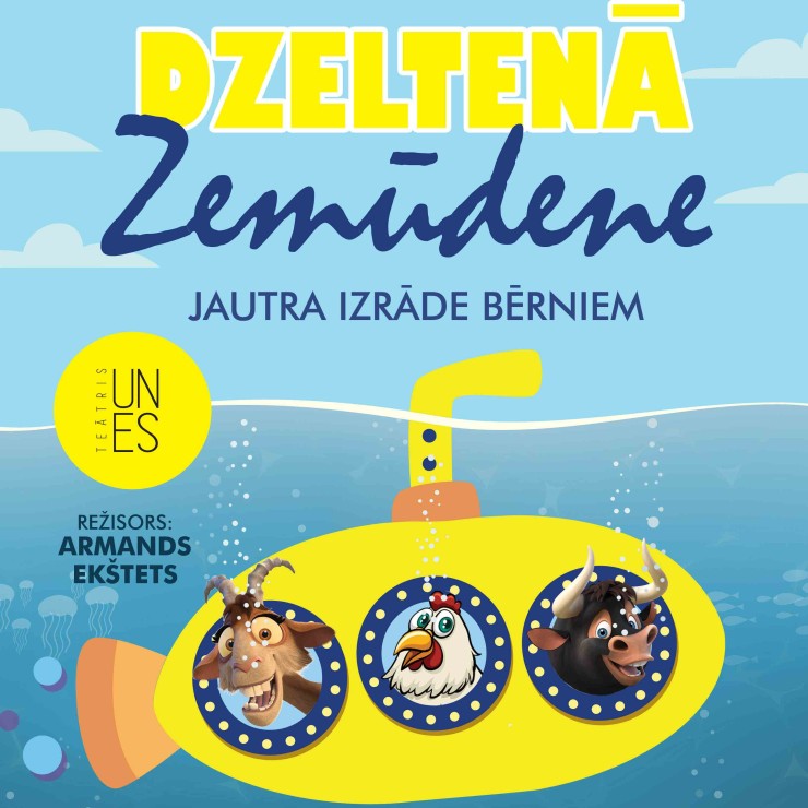 Izrādes "DZELTENĀ ZEMŪDENE JEB KUR PAZUDA INTERNETS" attels