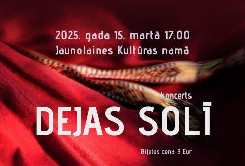 Izrādes "DEJAS SOLĪ" attels