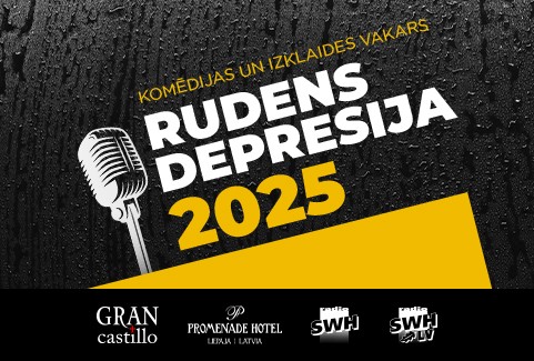Изображение спектакля "Komēdijas un izklaides vakars - RUDENS DEPRESIJA 2025 / RĒZEKNE"