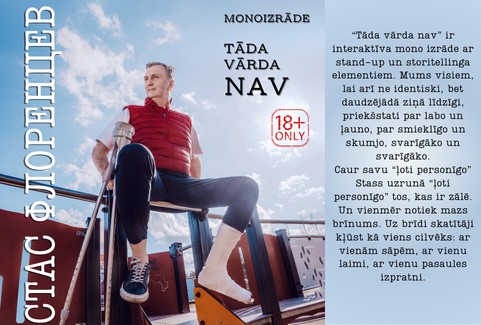 Izrādes "Stasa Florenceva StandUp izrāde "Tāda vārda nav"" attels