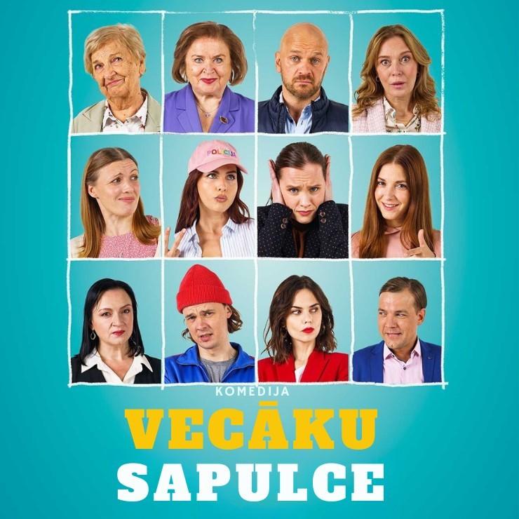 Izrādes "Komēdija VECĀKU SAPULCE" attels