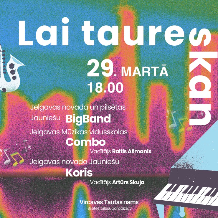 Izrādes "LAI TAURE SKAN | Džeza koncerts divās daļās" attels
