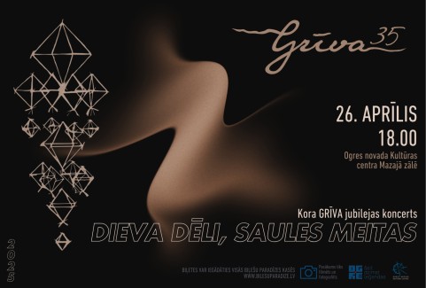 Izrādes "Jauktā kora GRĪVA 35 gadu jubilejas koncerts DIEVA DĒLI, SAULES MEITAS" attels