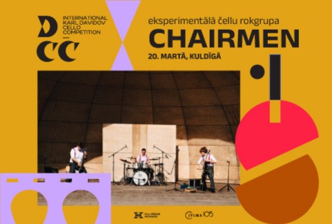 Izrādes "Eksperimentālā čellu rokgrupa CHAIRMEN" attels