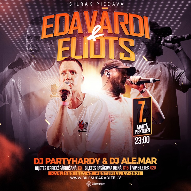 Izrādes "Edavārdi & Eliots x Silrak - DJ PARTYHARDY & DJ ALE.MAR" attels