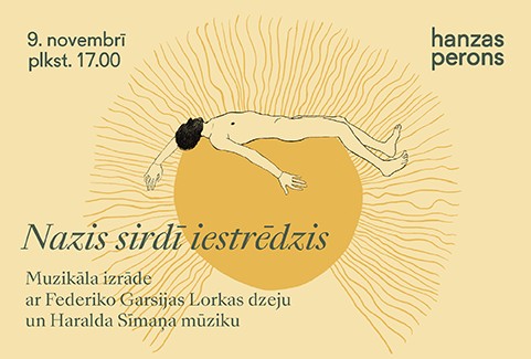 Izrādes "Nazis sirdī iestrēdzis. Muzikāla izrāde Hanzas peronā" attels