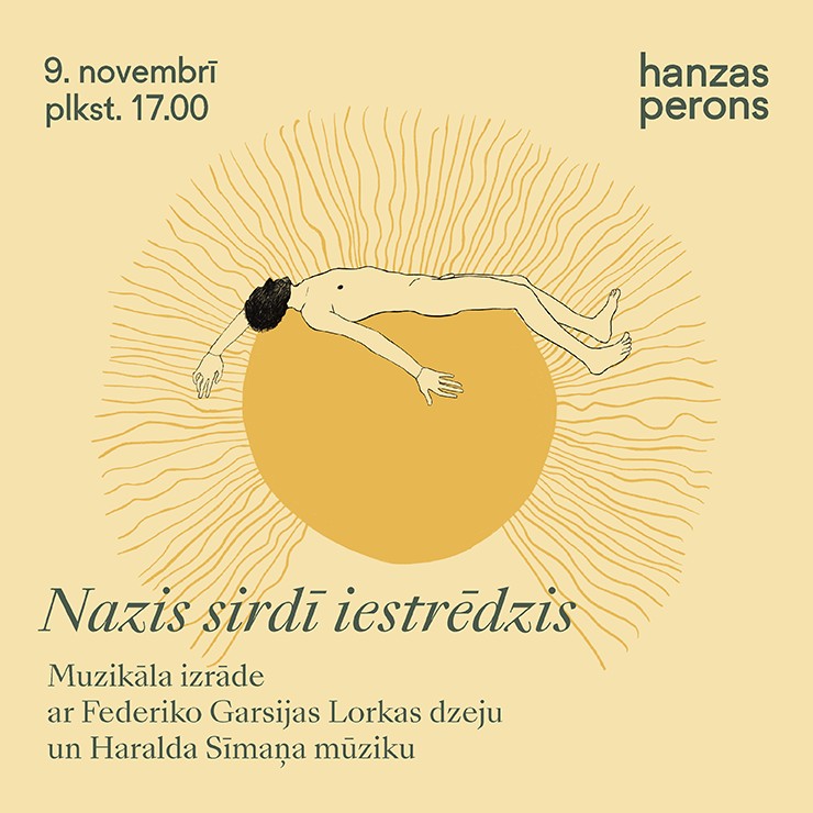 Izrādes "Nazis sirdī iestrēdzis. Muzikāla izrāde Hanzas peronā" attels