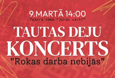 Izrādes "Rokas darba nebijās | Kultūras centra un Ventspils novada tautas deju kolektīvu koncerts" attels