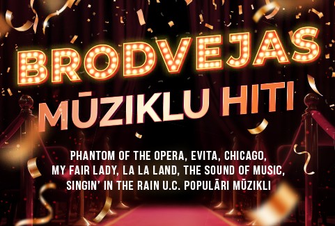Izrādes "BRODVEJAS MŪZIKLU HITI" attels