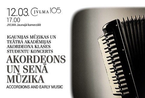 Izrādes "Igaunijas Mūzikas un Teātra akadēmijas akordeona klases studentu koncerts ‘’Akordeons un Senā mūzika / Accordions and Early Music’’" attels