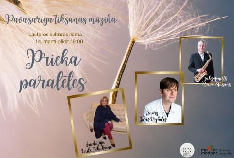 Izrādes "Prieka paralēles – pavasarīga tikšanās mūzikā" attels