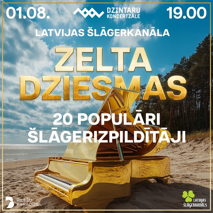 Gallery image 1: Latvijas šlāgerkanāla “ZELTA DZIESMAS”
