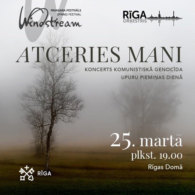 Izrādes "ATCERIES MANI. Orķestris “Rīga” un Ēriks Kiršfelds. Festivāls WINDSTREAM2025" attels