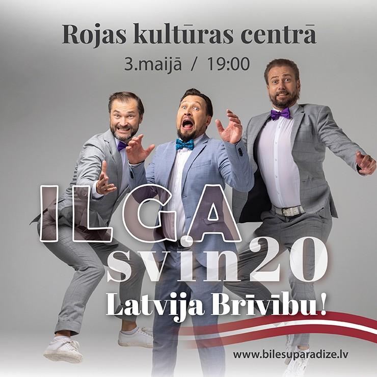 Izrādes "Aktieru ansamblis ILGA svin 20 / Latvija svin Brīvību!" attels