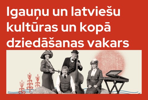 Izrādes "Igauņu un latviešu kultūras un kopā dziedāšanas vakars
Dziesmu galds / Laululaud" attels