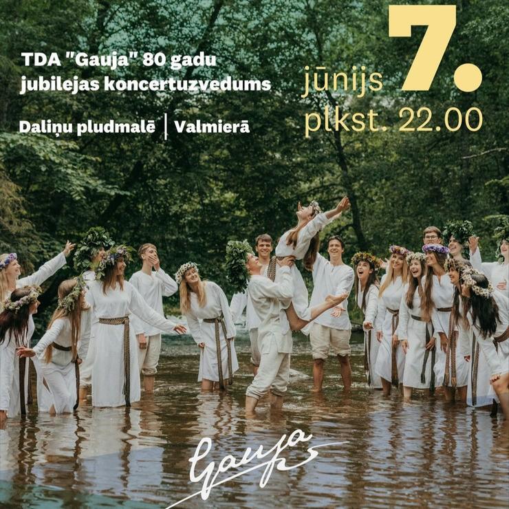 Izrādes "TDA “Gauja” 80 gadu jubilejas koncertuzvedums “Gauja. Ūdens. Kustība.”" attels