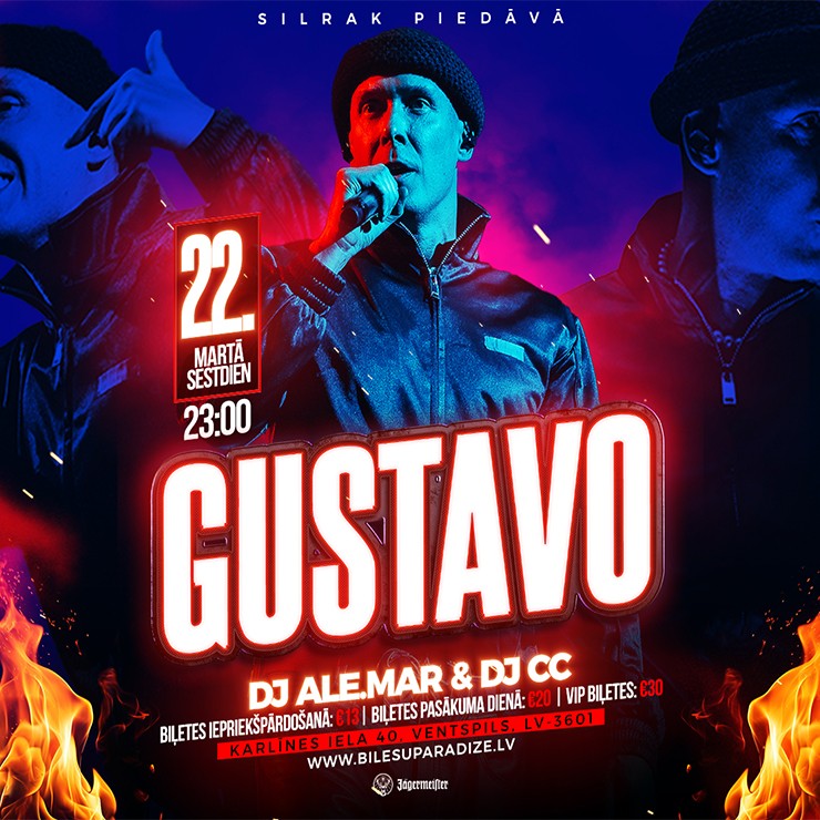Izrādes "GUSTAVO x Silrak - DJ ALE.MAR & DJ CC" attels