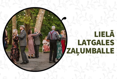 Изображение спектакля "Koncertizrāde ANNAS TANTES PIRUETES un LIELĀ LATGALES ZAĻUMBALLE"