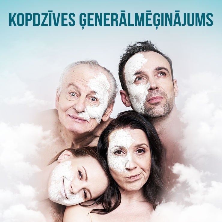 Izrādes "Komēdija KOPDZĪVES ĢENERĀLMĒĢINĀJUMS | Režisors V.Lūriņš" attels