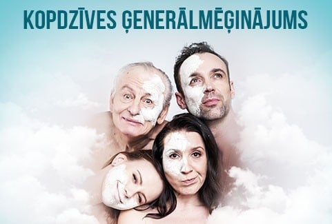 Izrādes "Komēdija KOPDZĪVES ĢENERĀLMĒĢINĀJUMS | Režisors V.Lūriņš" attels