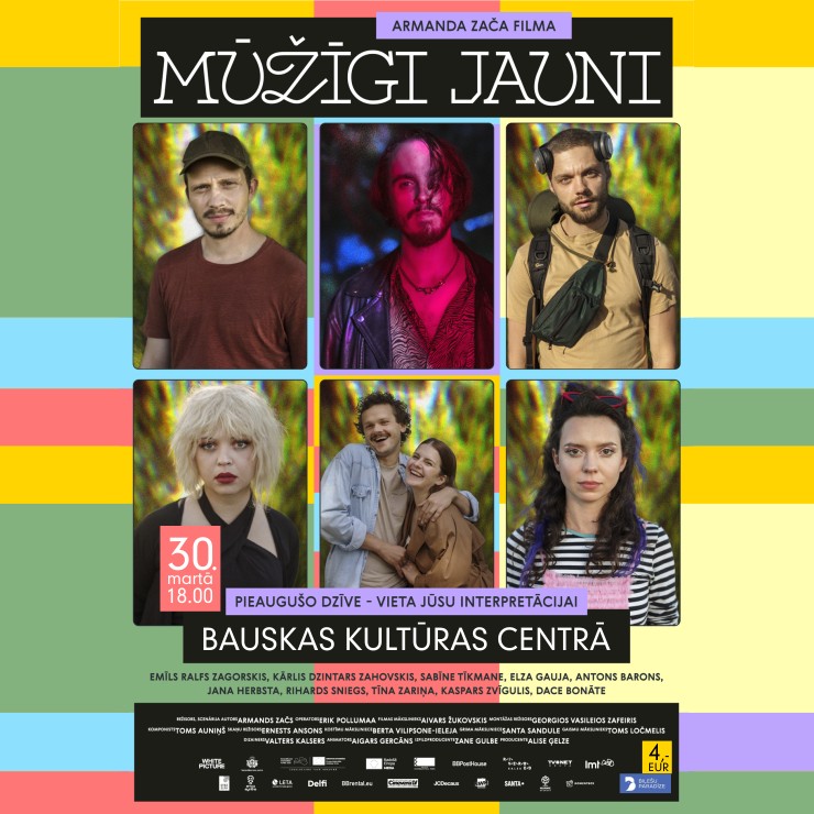 Izrādes "MŪŽĪGI JAUNI / filmas seanss Bauskā" attels