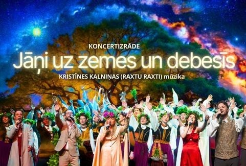 Izrādes "JĀŅI UZ ZEMES UN DEBESĪS - LIELUZVEDUMS" attels