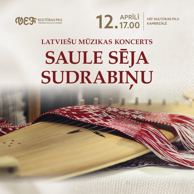 Izrādes "Latviešu mūzikas koncerts “Saule sēja sudrabiņu”" attels