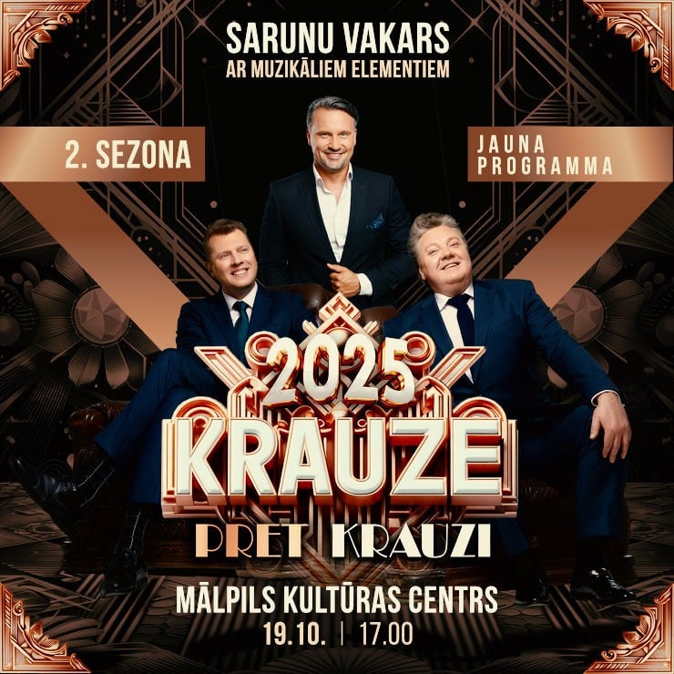 Izrādes "Krauze pret Krauzi 2025 – Otrā sezona" attels