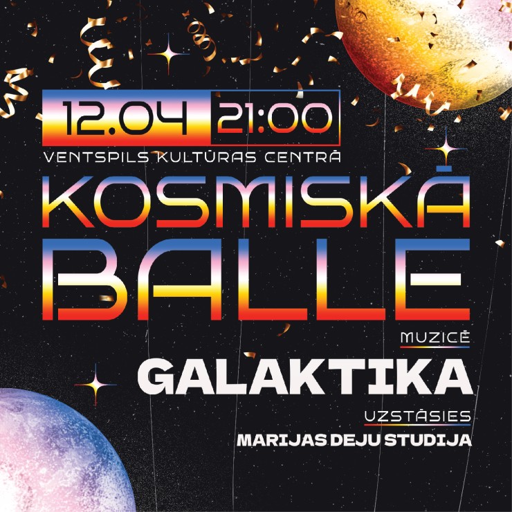 Izrādes "Kosmiskā balle" attels