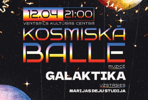 Izrādes "Kosmiskā balle" attels